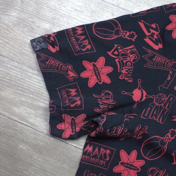 Nike Air Jordan Mars Mini Muffin Flight 23 All Over Print T-Shirt Red Black L - Picture 3 of 4